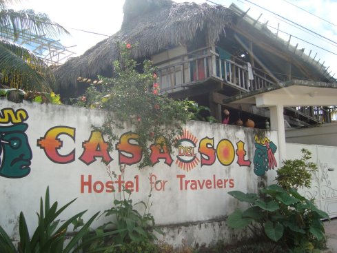 Casa del Sol, our hostel in Tulum for 2 nights.