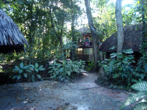 The cabanas at Jungle Palace.