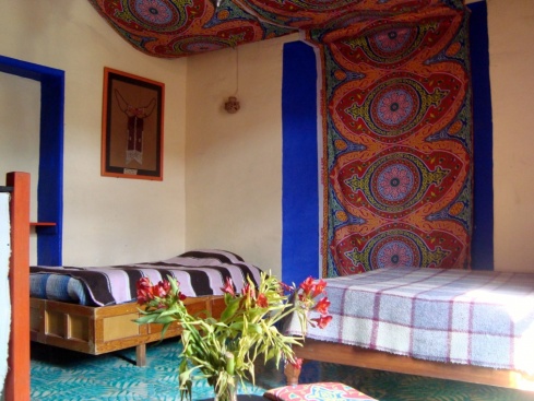 Our beautiful room in Hostal de Los Camellos.