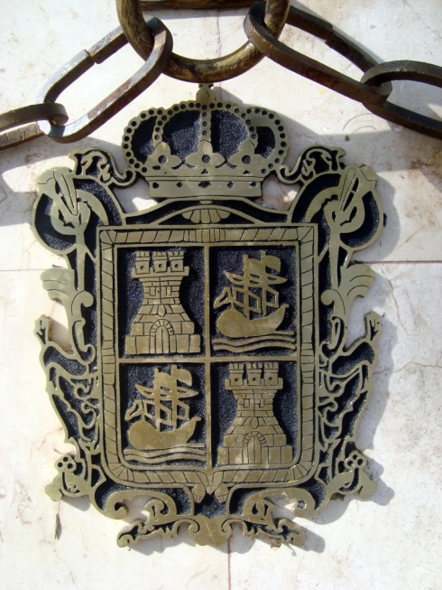The coat of arms of Campeche.
