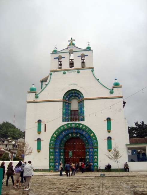 The church of San Juan in San Juan Chamula, Chiapas.
