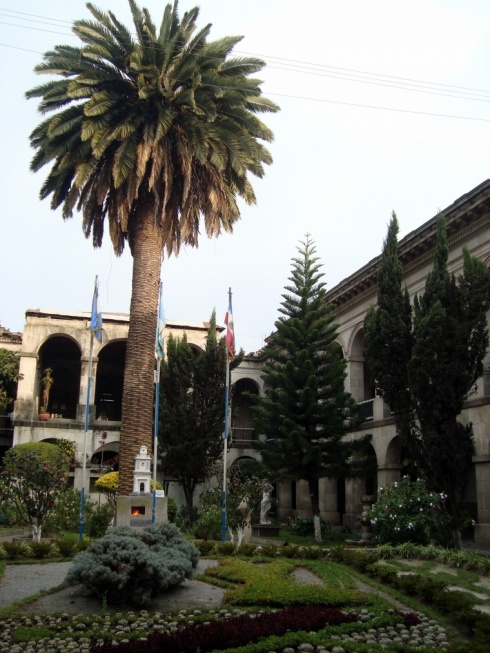 The courtyard in the municipal building.