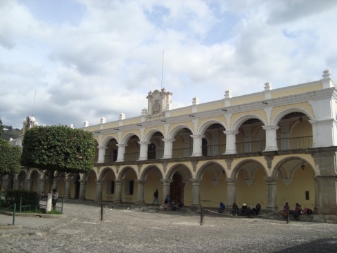 Palacio de Los Capitanes, which used to house the old governmental center of all Central America.