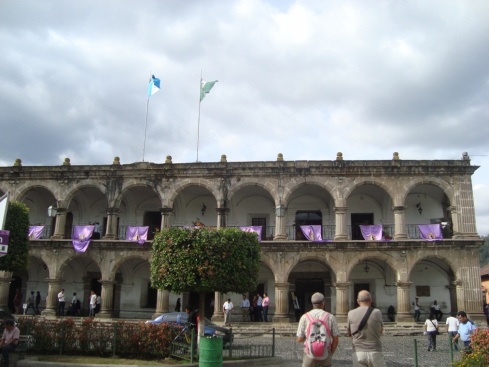 Palacio del Ayuntamiento or City Hall, which dates from 1743.