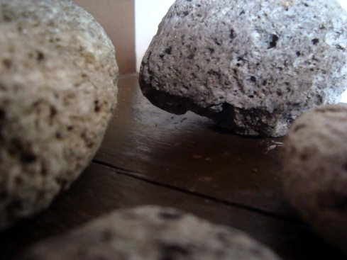 A closer look at these super-light, highly porous rocks.