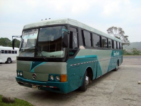 Our bus from Tegucigalpa to Choluteca.