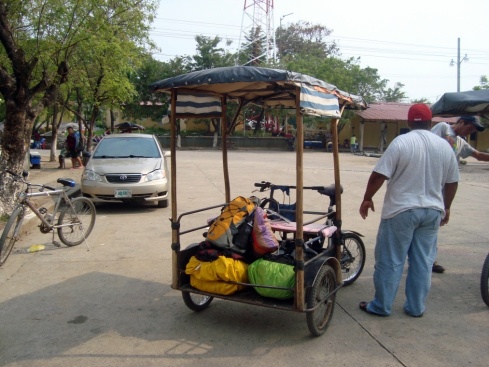 Our full pedicab.