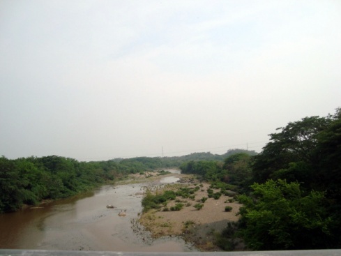 The river separating Honduas and Nicaragua.