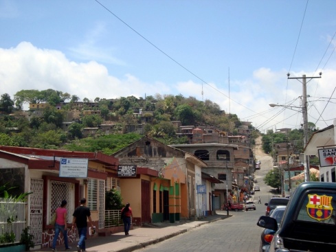 Matagalpa's streets almost always lead up to the surrounding hills.