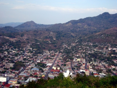 View of Matagalpa from the lookout point at Cerro El Calvario.
