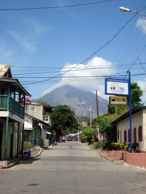 Views of Concepcion Volcano are everywhere you look in Moyogalpa.