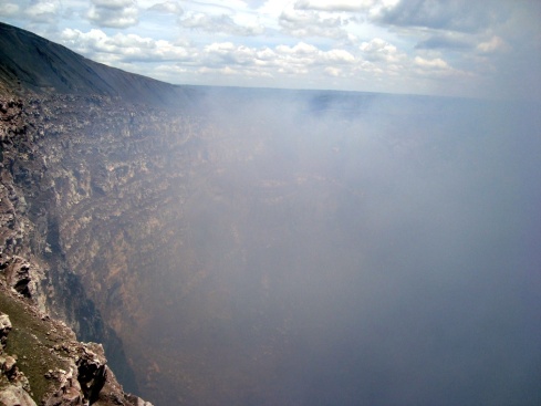 The other side of the crater.