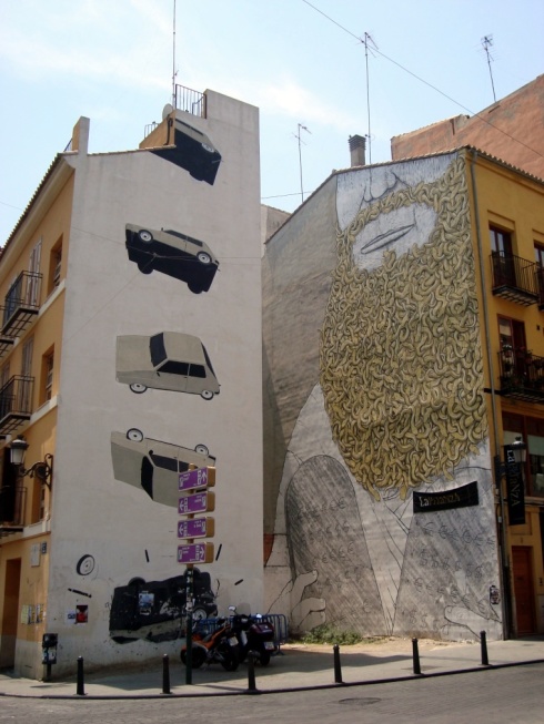 Street art in Valencia.