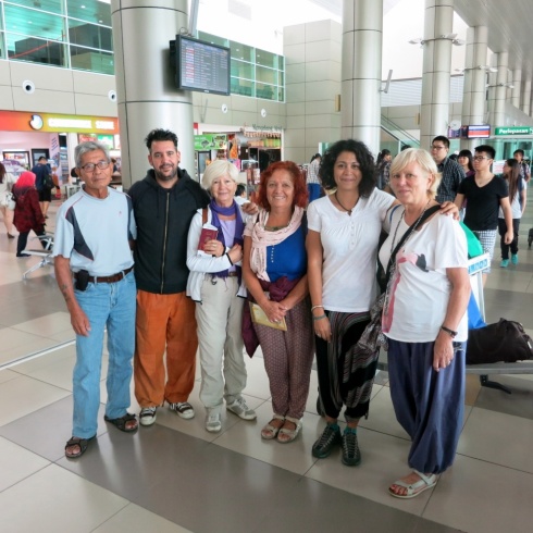 After two weeks in Sibu, we were all a few kilos heavier and set for  a whole day of traveling.