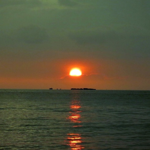 Sunset from Pantai Tengah.