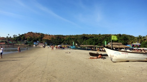 Boats on Arambol beach