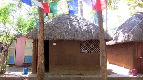 Our mud hut at Bobby "One Love" Guesthouse.