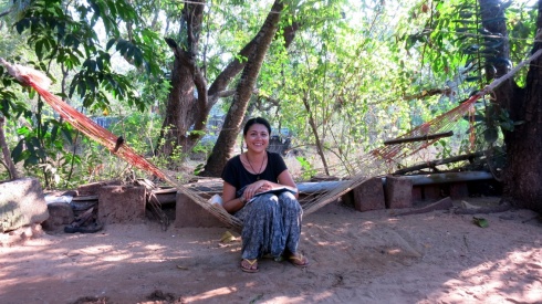 Spending the afternoon relaxing in a hammock at our home stay. It doesn't get any better than this!