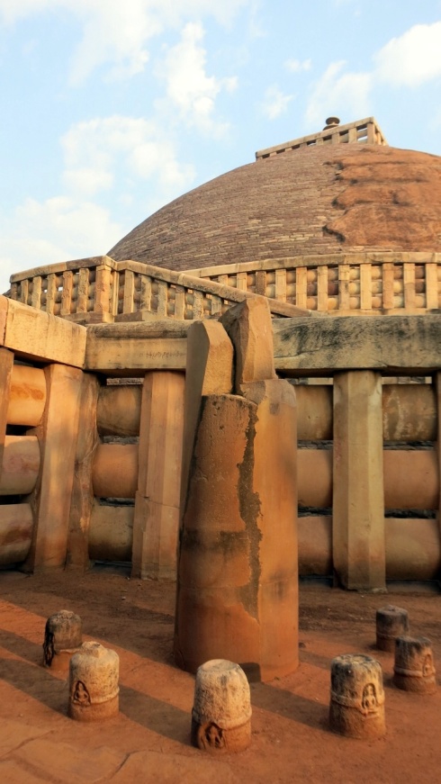 The base of Ashoka's pillar.