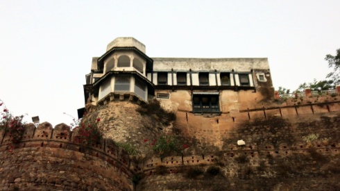 The palace of Ahilya Bai Holkar, the daughter in law of the founder of the Holkar Maharajas of Indore.