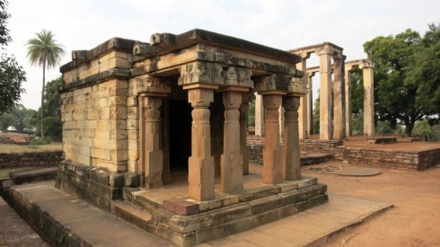 A columned shrine.