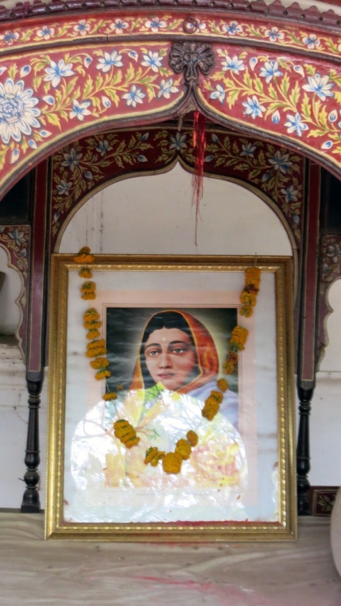 A painting of Ahilya Bai Holkar.