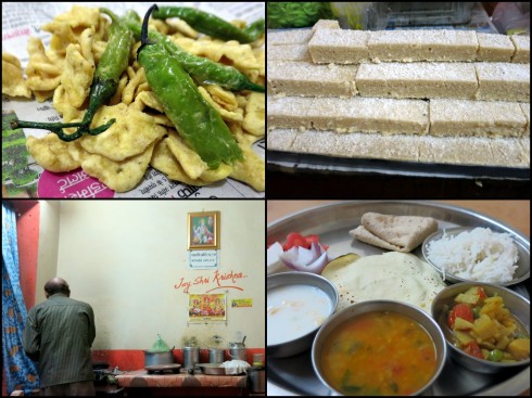 The Many delicious Indian delicacies we discovered in Maheshwar.
