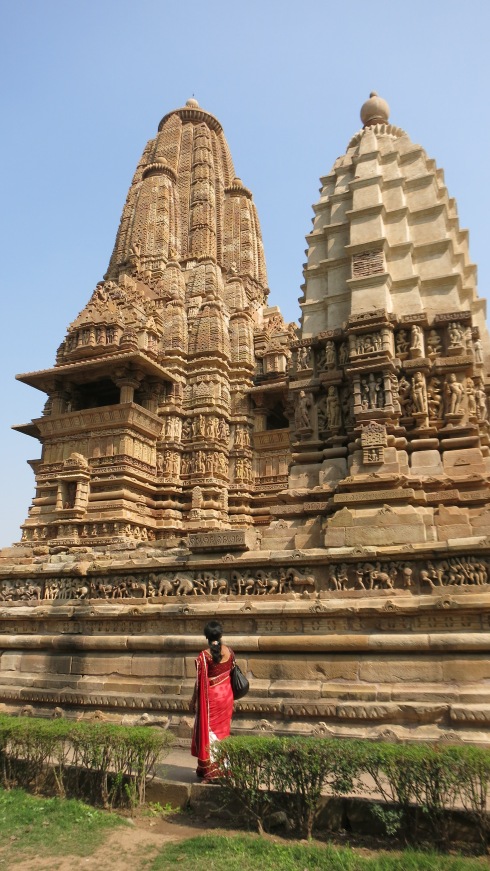  The intricately carved walls and distinctive roofs temples.