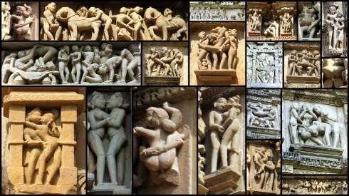 Kajuraho's temples are famous for their erotic carvings.